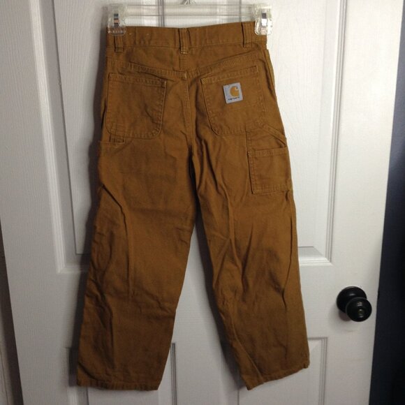 Carhartt Carpenter Jeans Boys "7", Heavy Duty Cotton Canvas, Rugged, Boyswear - Picture 2 of 6
